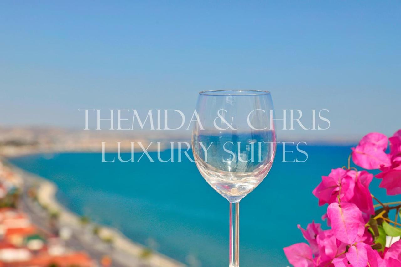 Beachfront Skyline Retreat 1Br Pool Central Larnaca Luaran gambar